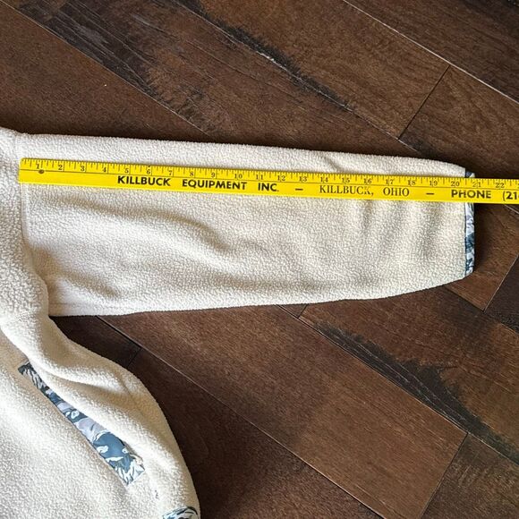 The North Face Womens LIBERTY of London CRAGMONT quarter SNAP FLEECE Bleached Sa - Picture 7 of 9